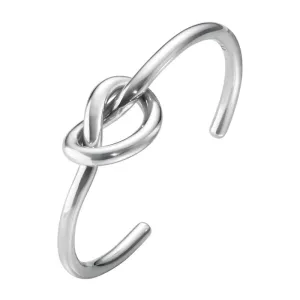 Georg Jensen Love Knot Sterling Silver Bangle D