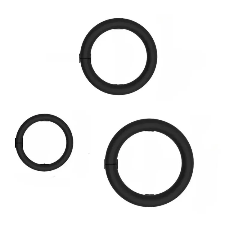GlowStretch Luminous Penis Ring Trio
