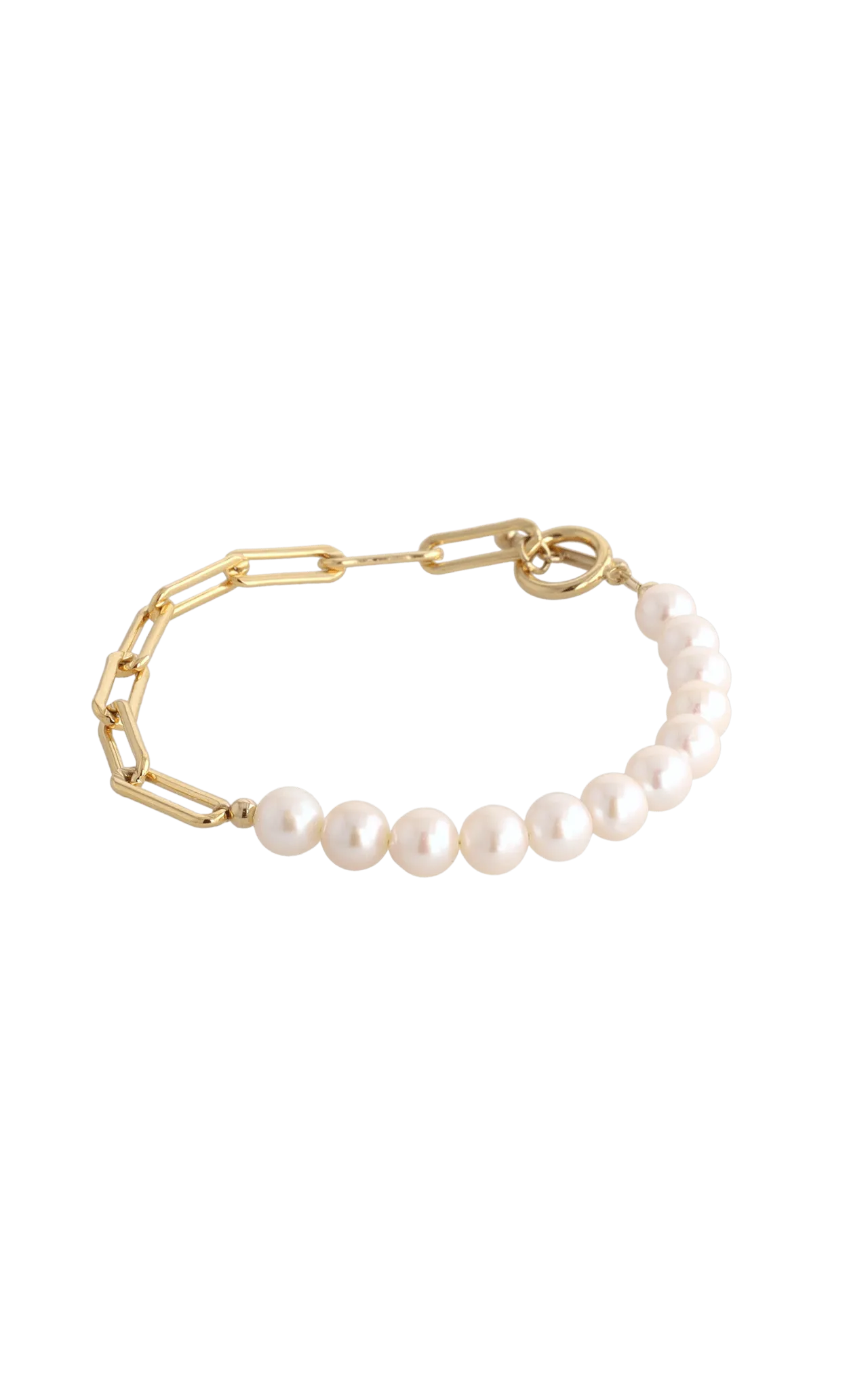 Goddess of Beauty Gold Vermeil Bracelet with Fresh Water Pearl