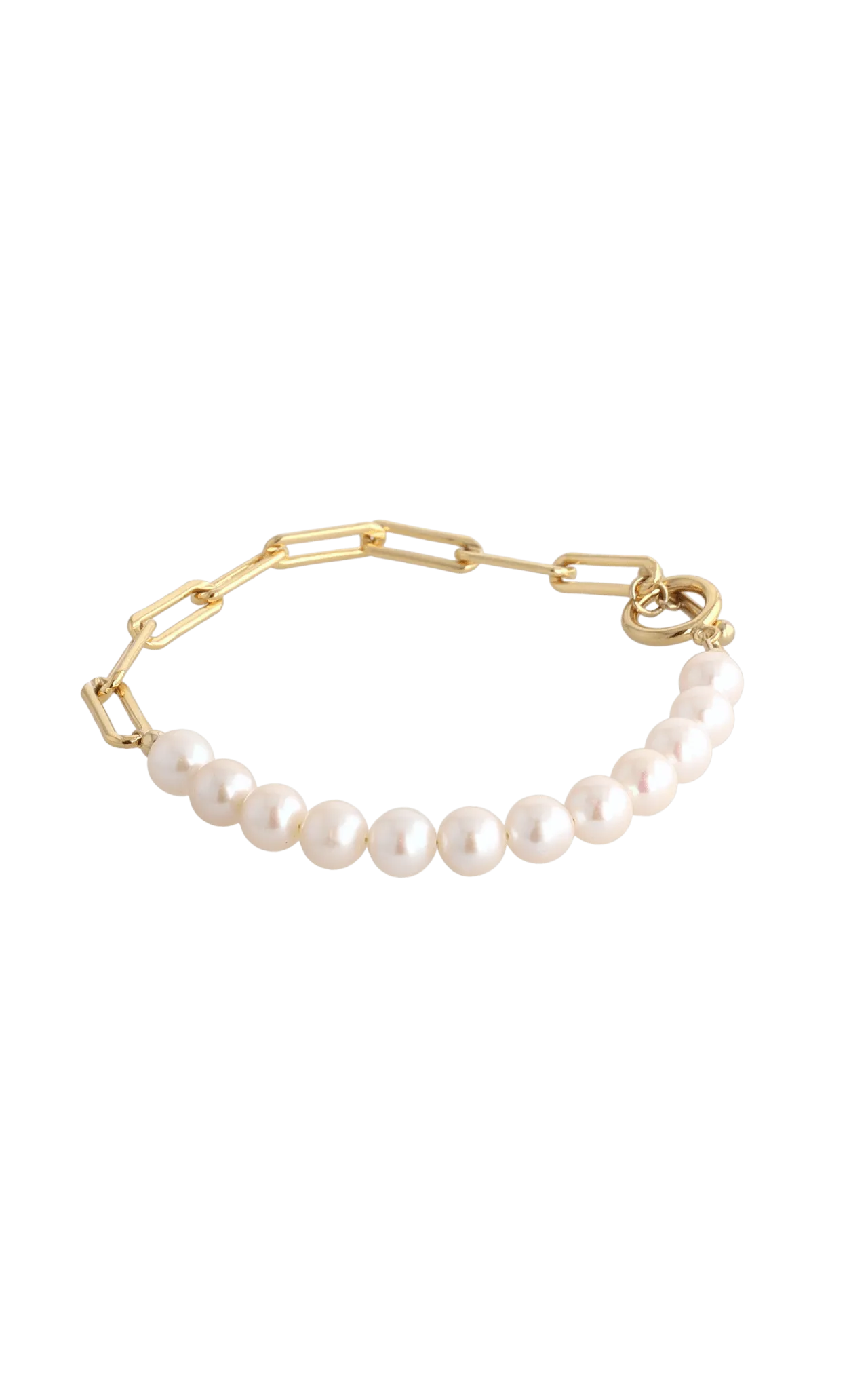 Goddess of Beauty Gold Vermeil Bracelet with Fresh Water Pearl