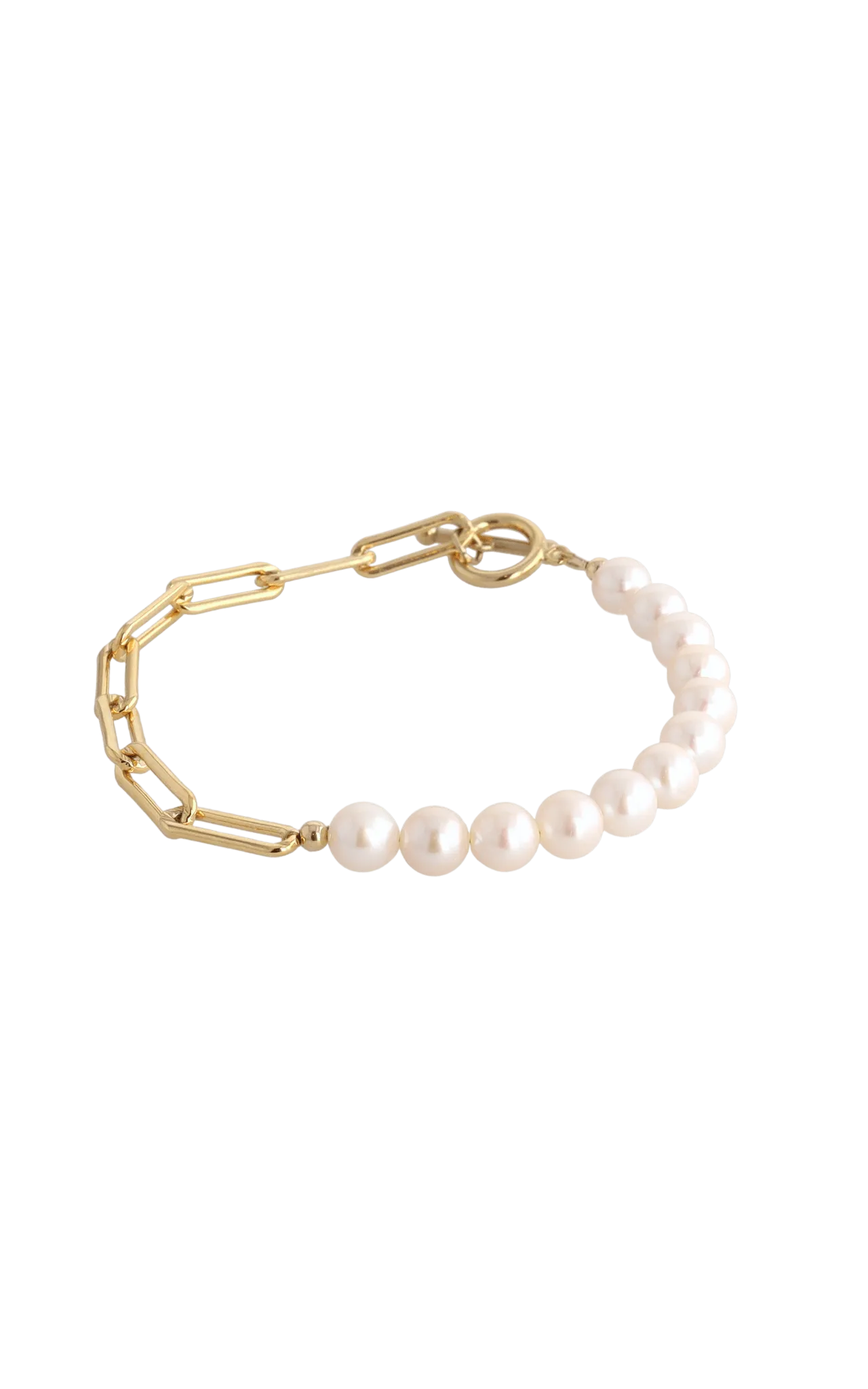 Goddess of Beauty Gold Vermeil Bracelet with Fresh Water Pearl