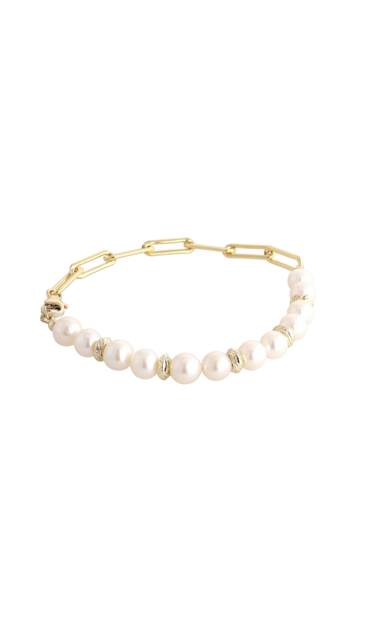 Goddess of Elegance Gold Vermeil Bracelet with Fresh Water Pearl
