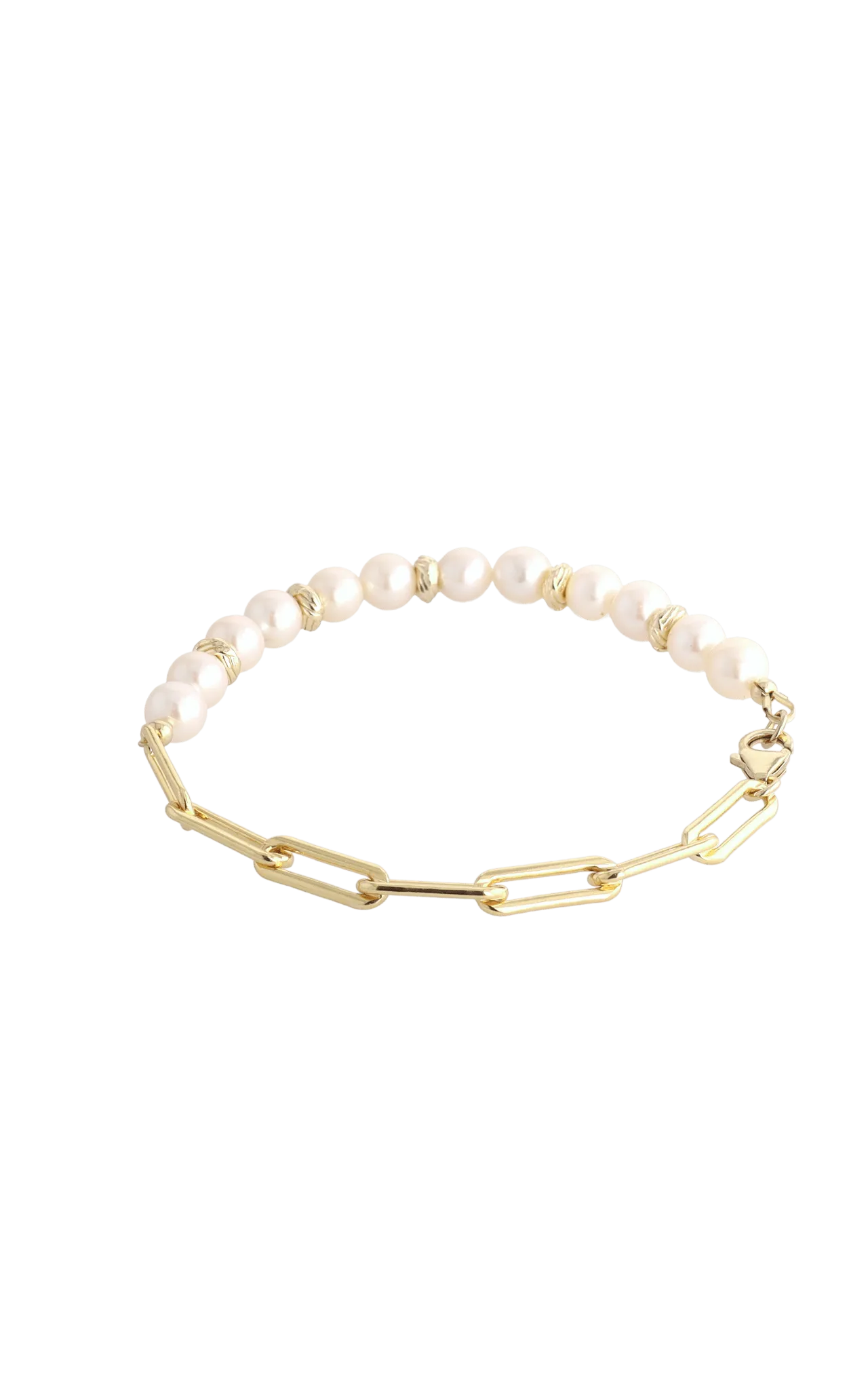 Goddess of Elegance Gold Vermeil Bracelet with Fresh Water Pearl