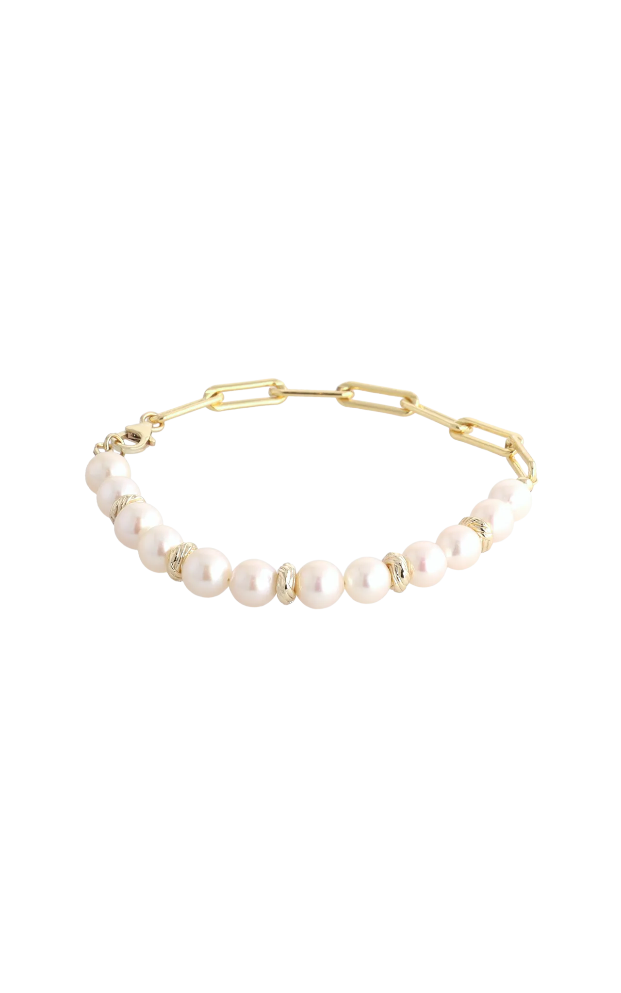 Goddess of Elegance Gold Vermeil Bracelet with Fresh Water Pearl