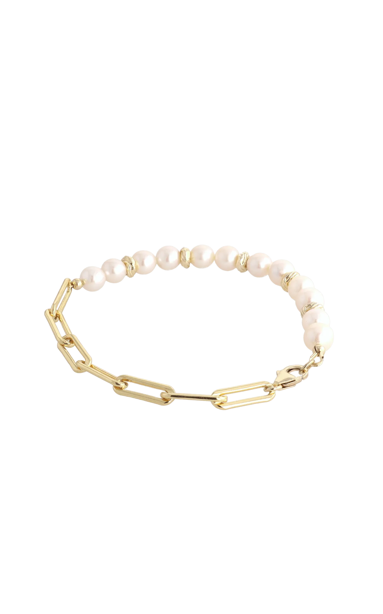 Goddess of Elegance Gold Vermeil Bracelet with Fresh Water Pearl