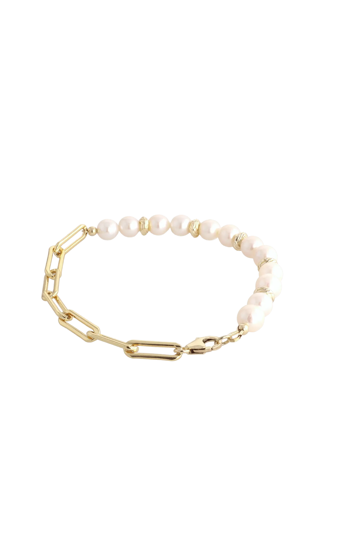 Goddess of Elegance Gold Vermeil Bracelet with Fresh Water Pearl