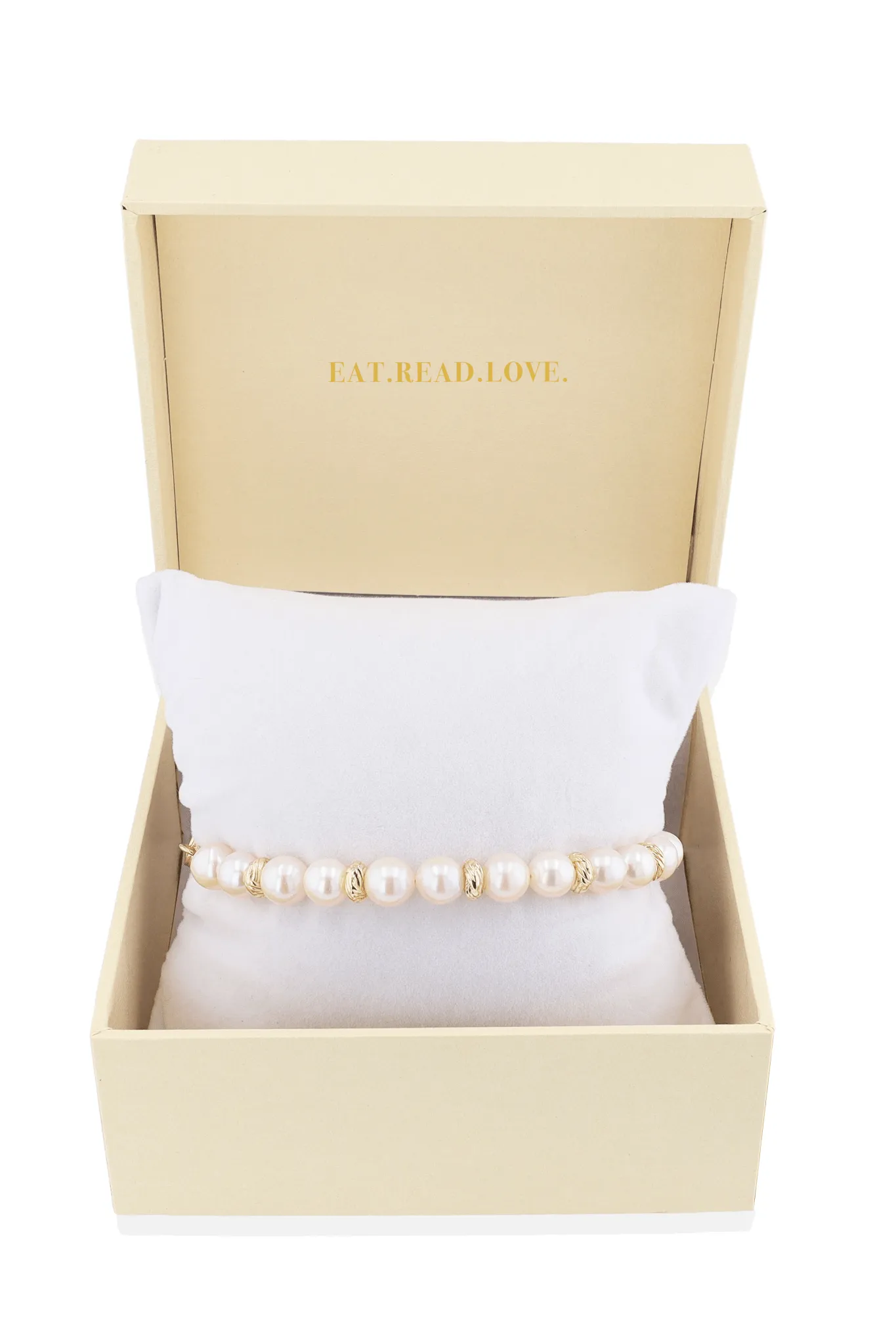Goddess of Elegance Gold Vermeil Bracelet with Fresh Water Pearl