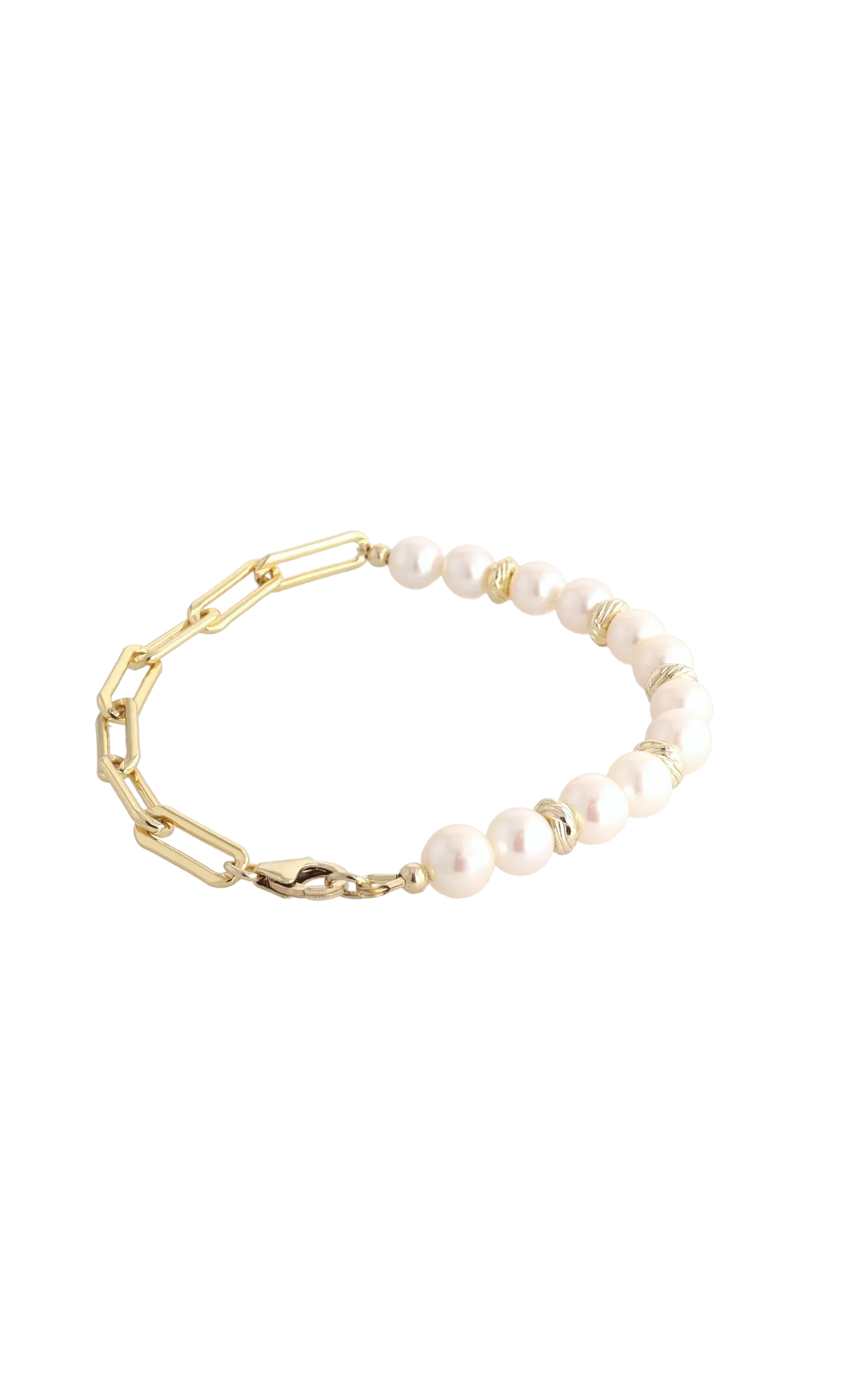 Goddess of Elegance Gold Vermeil Bracelet with Fresh Water Pearl