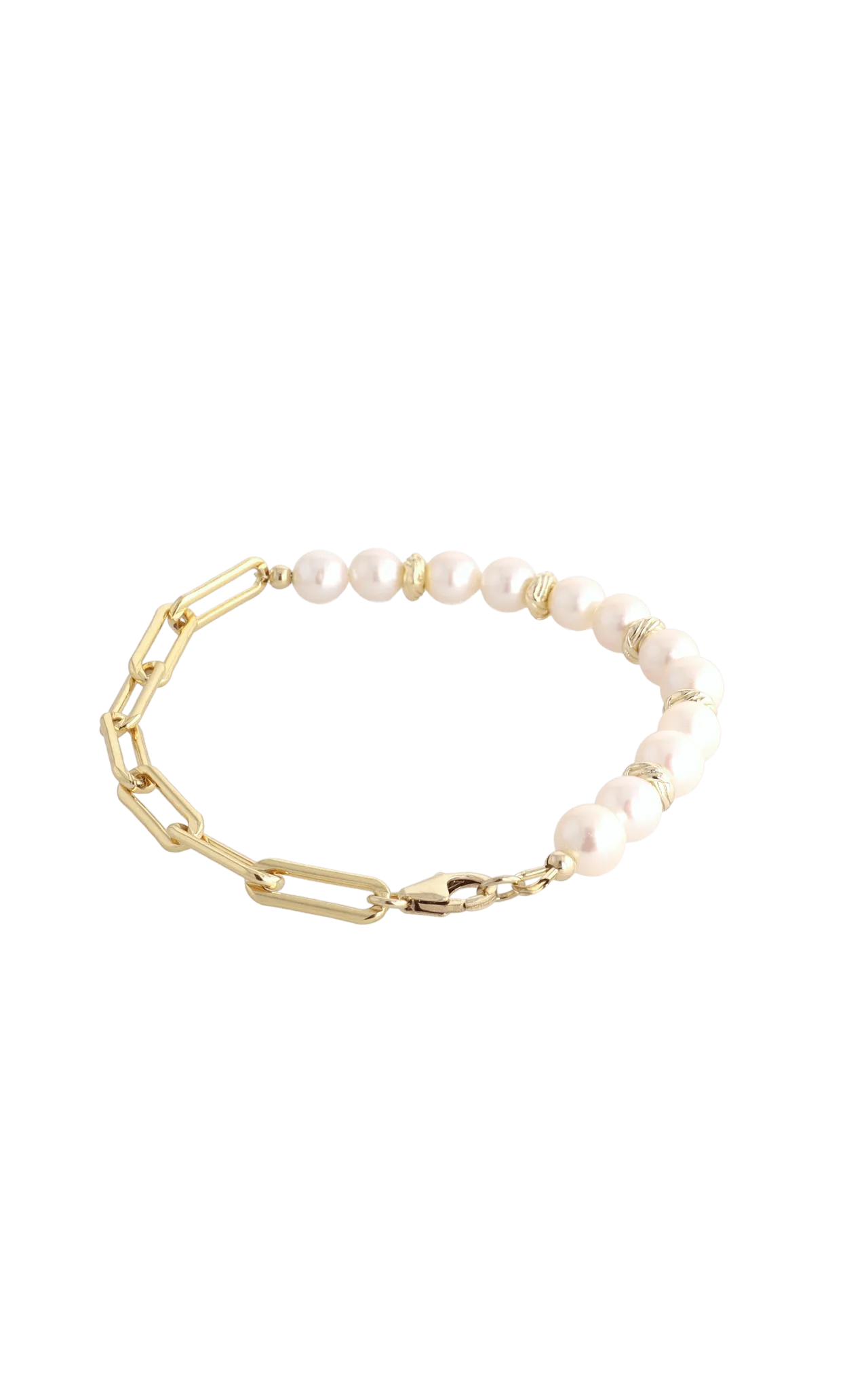 Goddess of Elegance Gold Vermeil Bracelet with Fresh Water Pearl