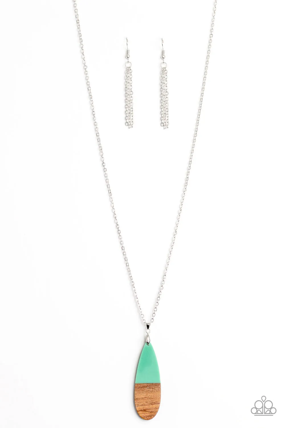 Going Overboard - Green - Necklace