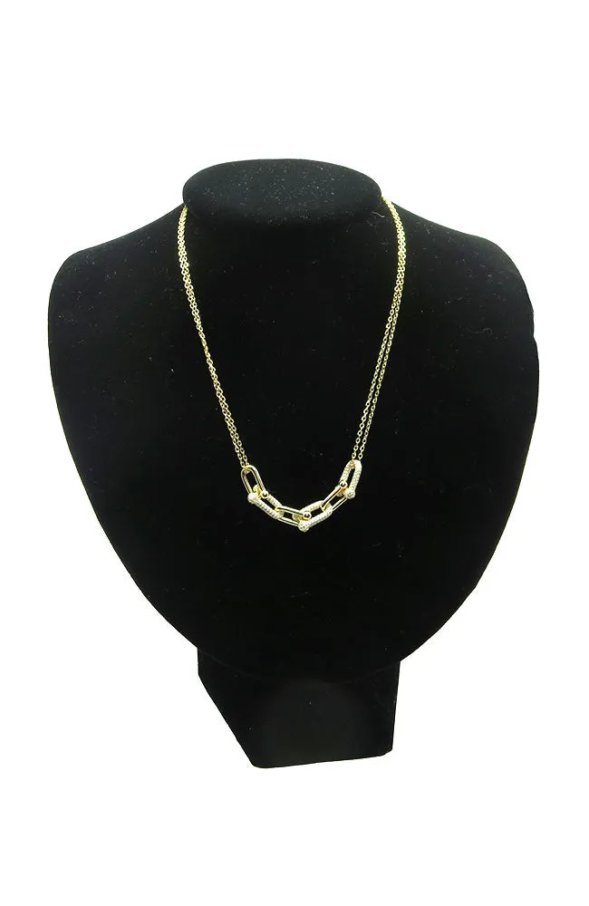 Gold 2 Chain 6 Link Nk.