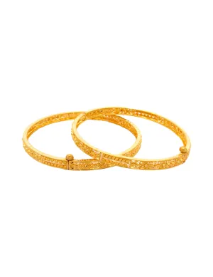Gold  Bangle 22Kt- Set Of 2