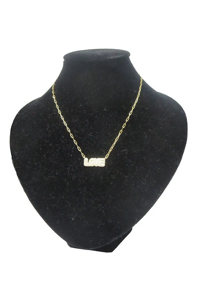 Gold Love Dainty PPC Necklace