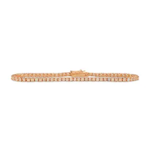 Gold Opal Tennis Bracelet