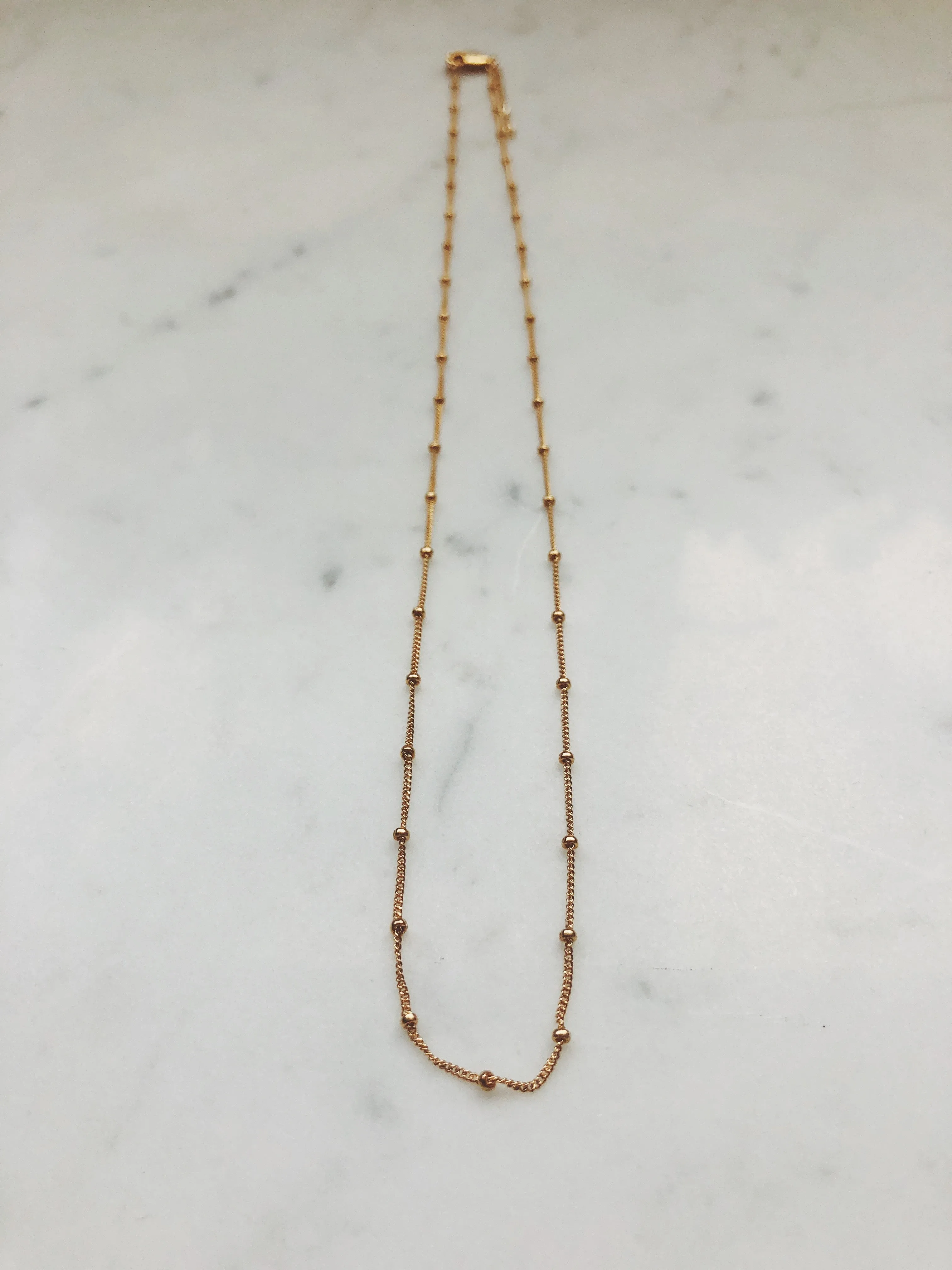 Gold Satellite Necklace