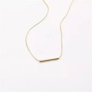 golden barrel necklace
