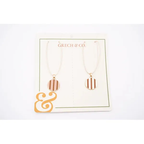 GRECH & CO Enamel Necklaces 2 pieces - Stripes