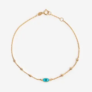 Guardian Eye Bracelet | 9ct Gold