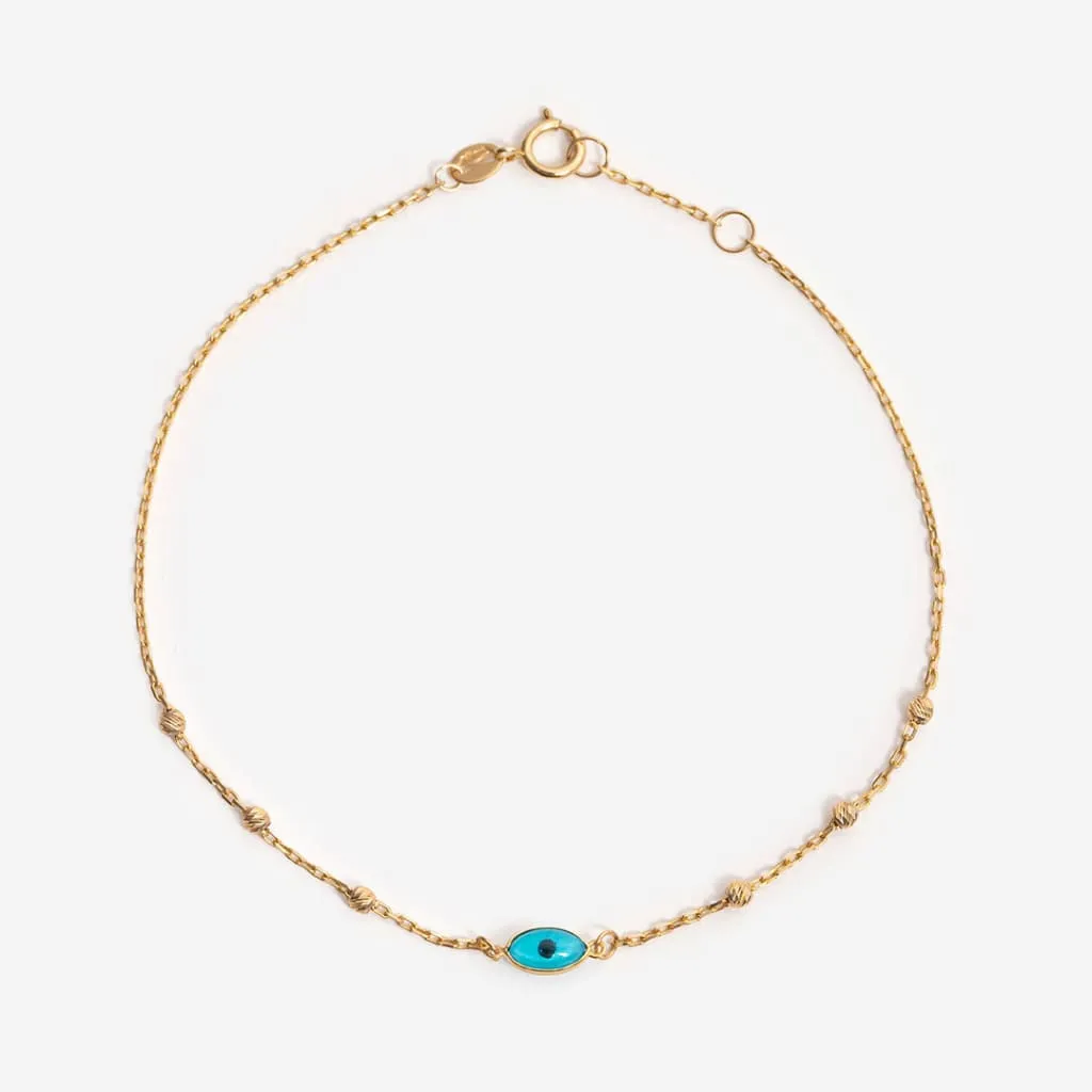 Guardian Eye Bracelet | 9ct Gold