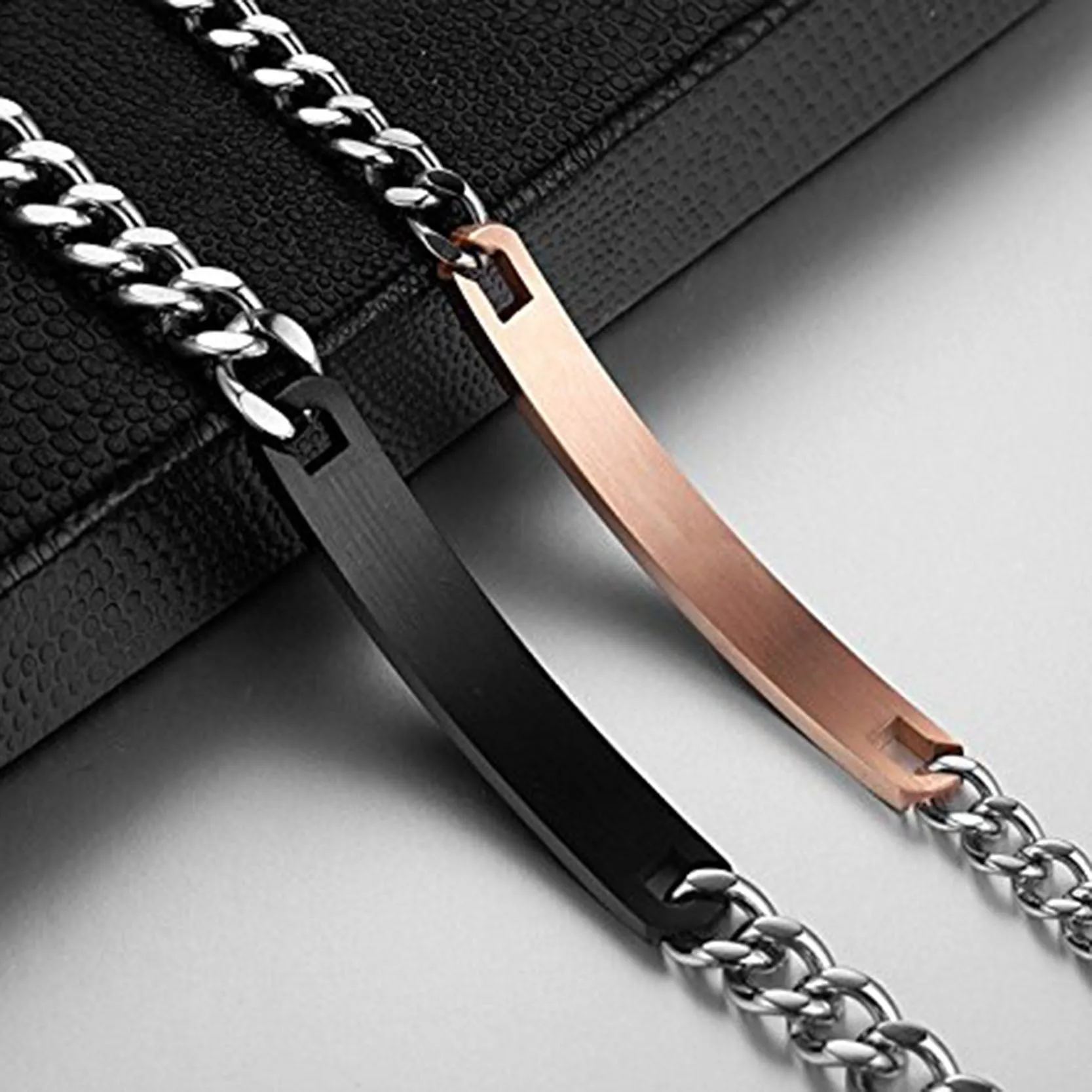 His Queen Her King Stainless Steel Bracelets