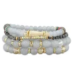 Janelle Pastel Glass Bead Sets