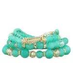 Janelle Pastel Glass Bead Sets