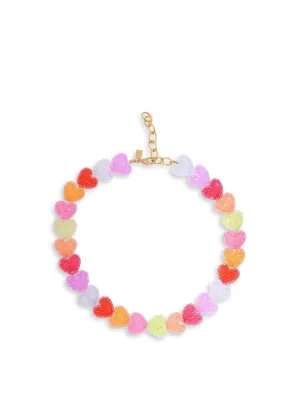Jelly Heart Choker Necklace
