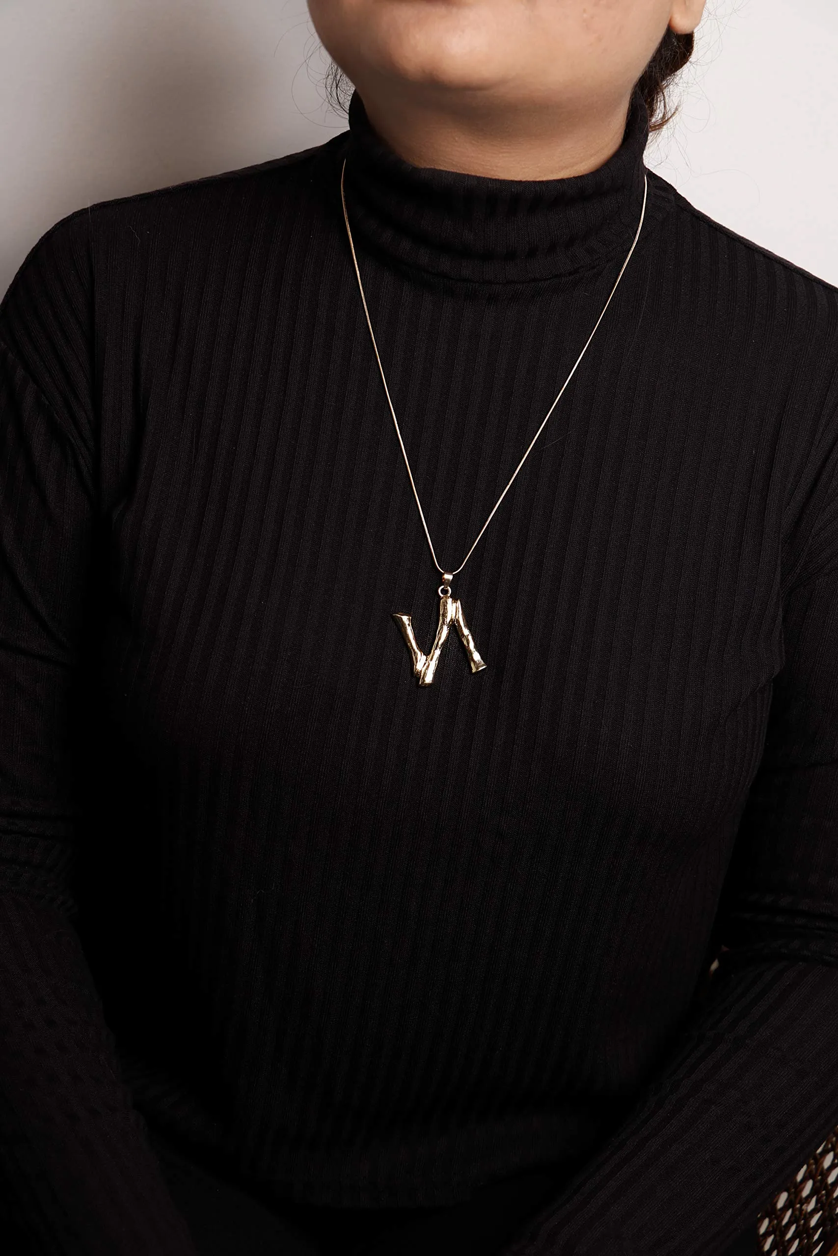 Joker & Witch N Initial Pendant Necklace for Women