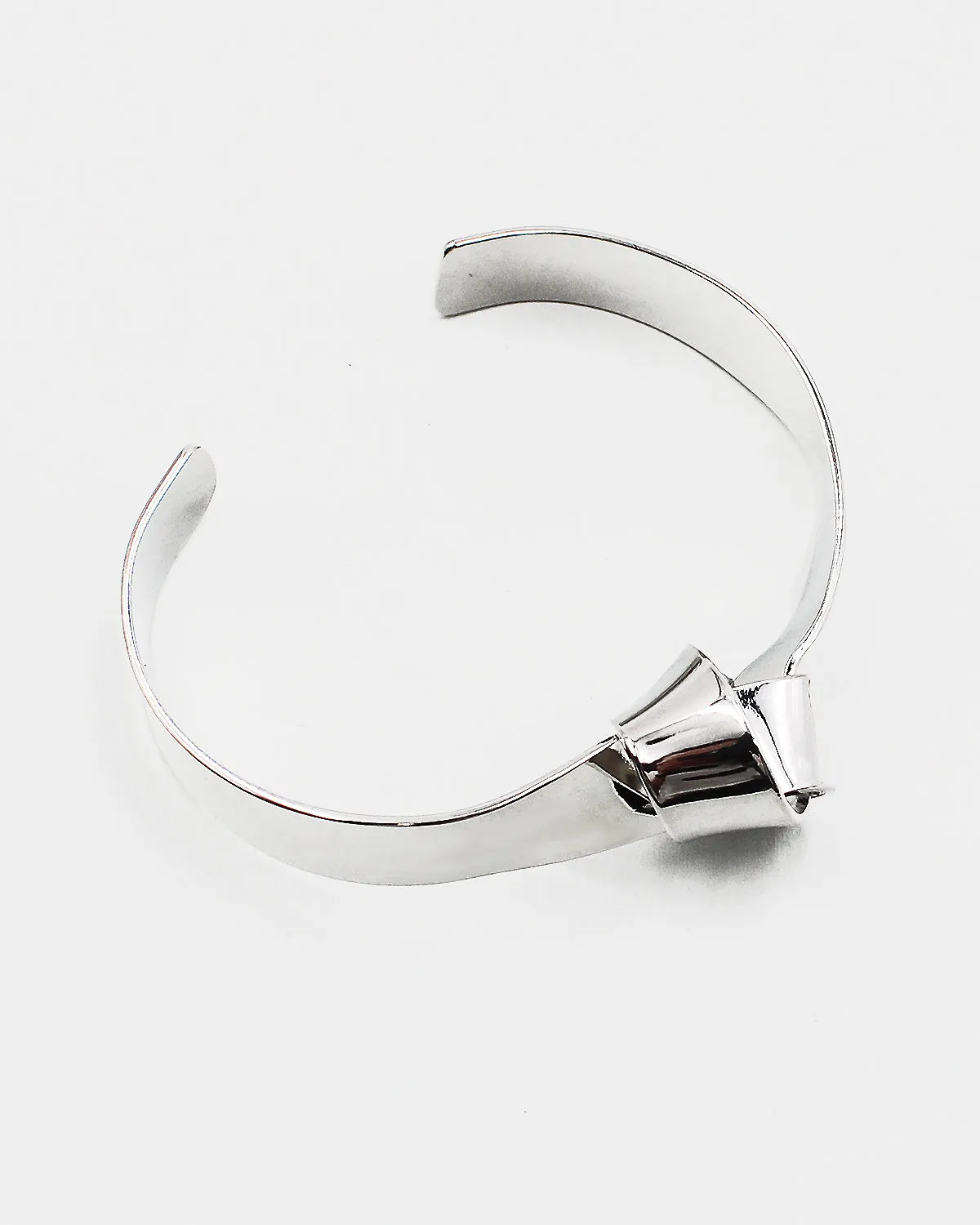 Knotted Metal Cuff Bracelet