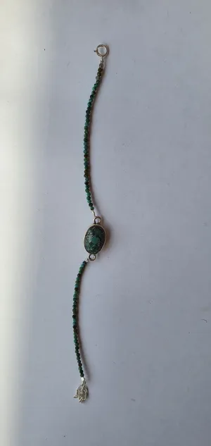 Kwame Turquoise Sterling Silver Bracelet