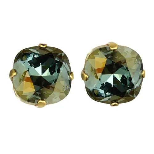 La Vie Parisienne Catherine Popesco Swarovski Gold Stud Earrings 6556PG