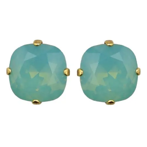 La Vie Parisienne Catherine Popesco Swarovski Gold Stud Earrings 6556PG