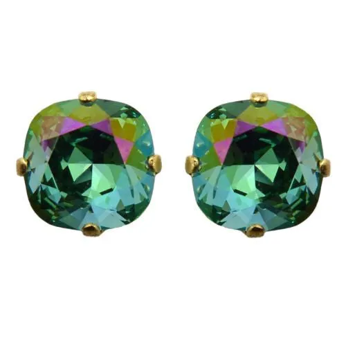 La Vie Parisienne Catherine Popesco Swarovski Gold Stud Earrings 6556PG