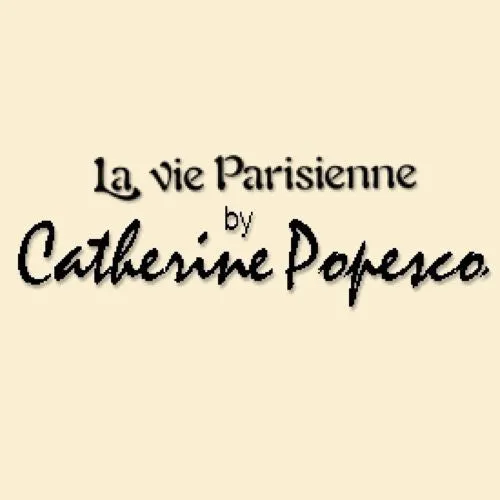 La Vie Parisienne Earrings Gold Swarovski Crystal Dangle Popesco 6581G Blue Ruby