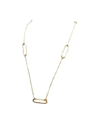 Lesotho Jewellery 14k Gold Necklace for Women - 2.13 Grams, Length - 40.5 2 cm