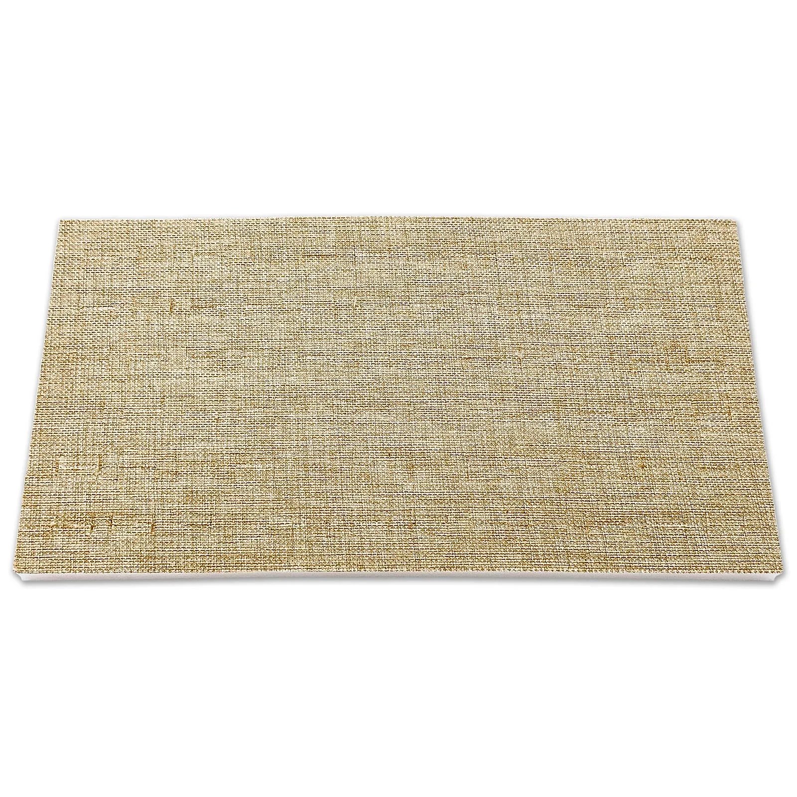 Linen Burlap Foam for 72 Ring Standard Jewelry Tray Insert