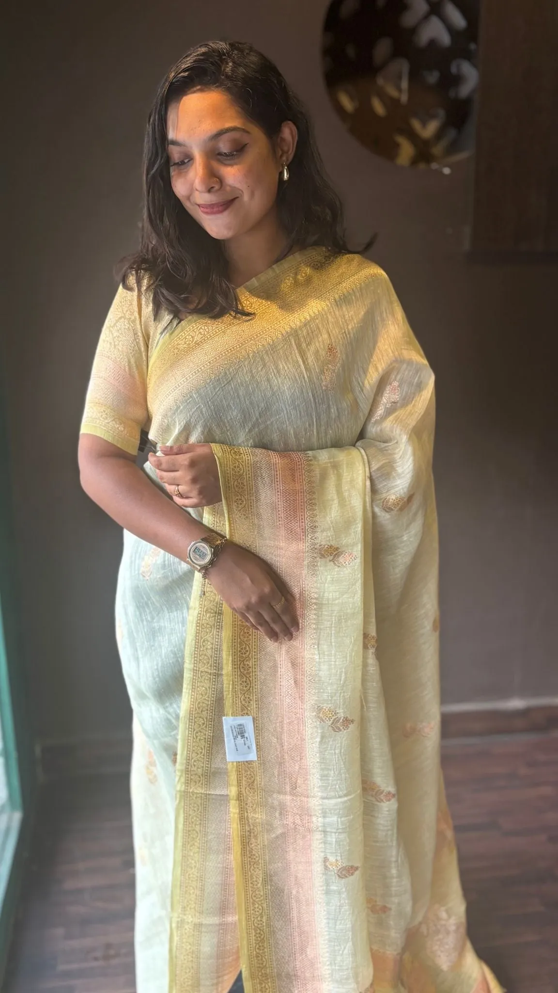 LINEN SAREE 05092312
