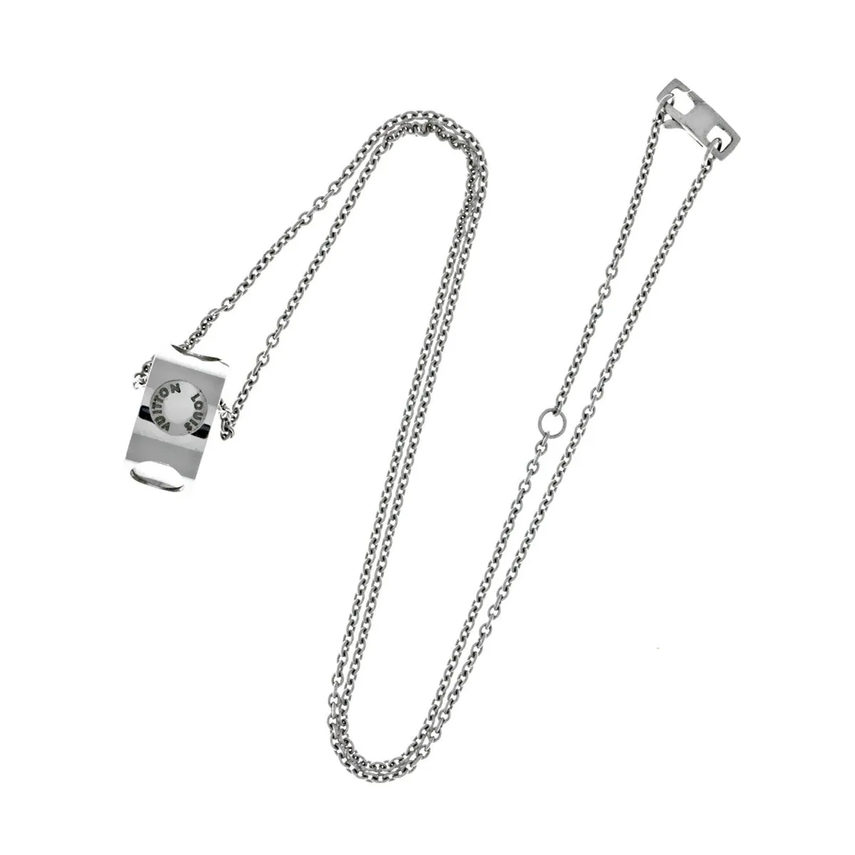 Louis Vuitton Empreinte White Gold Necklace