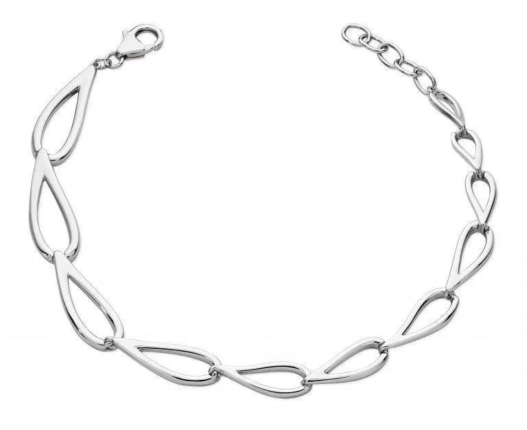 Lucy Q Sterling Silver Petal Bracelet
