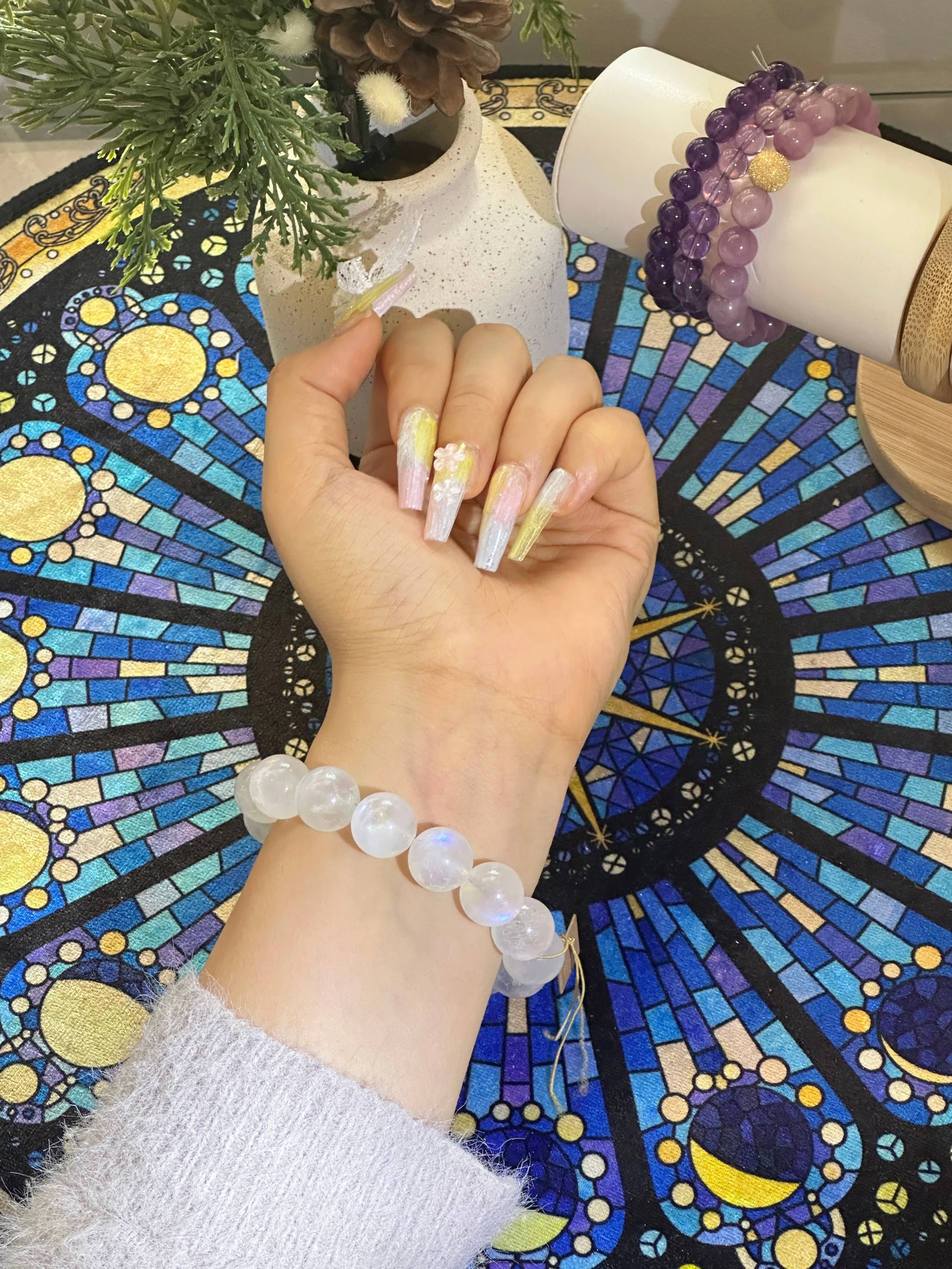 Lunar Glow Moonstone Bracelet