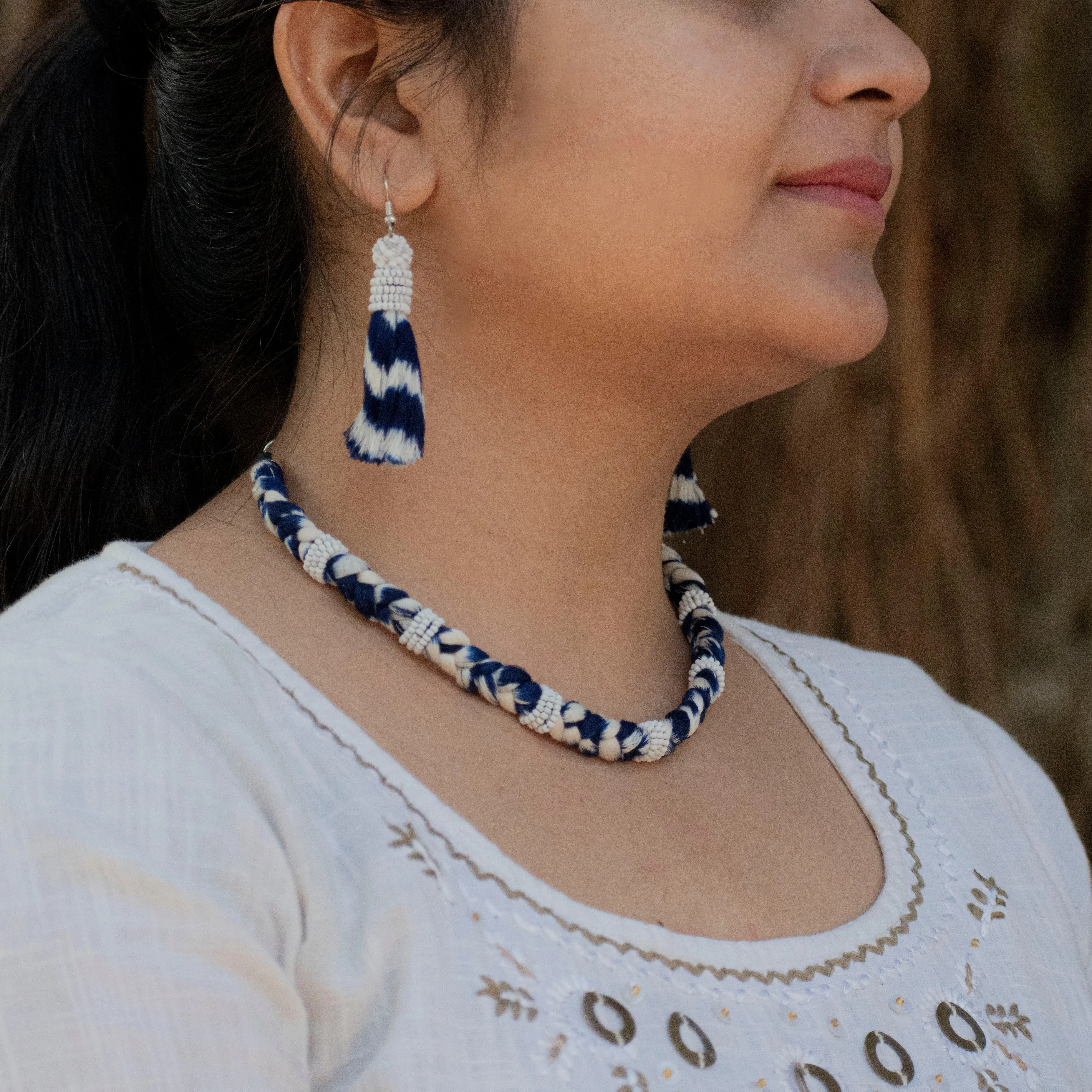 Maharani Ikat Set - Blue