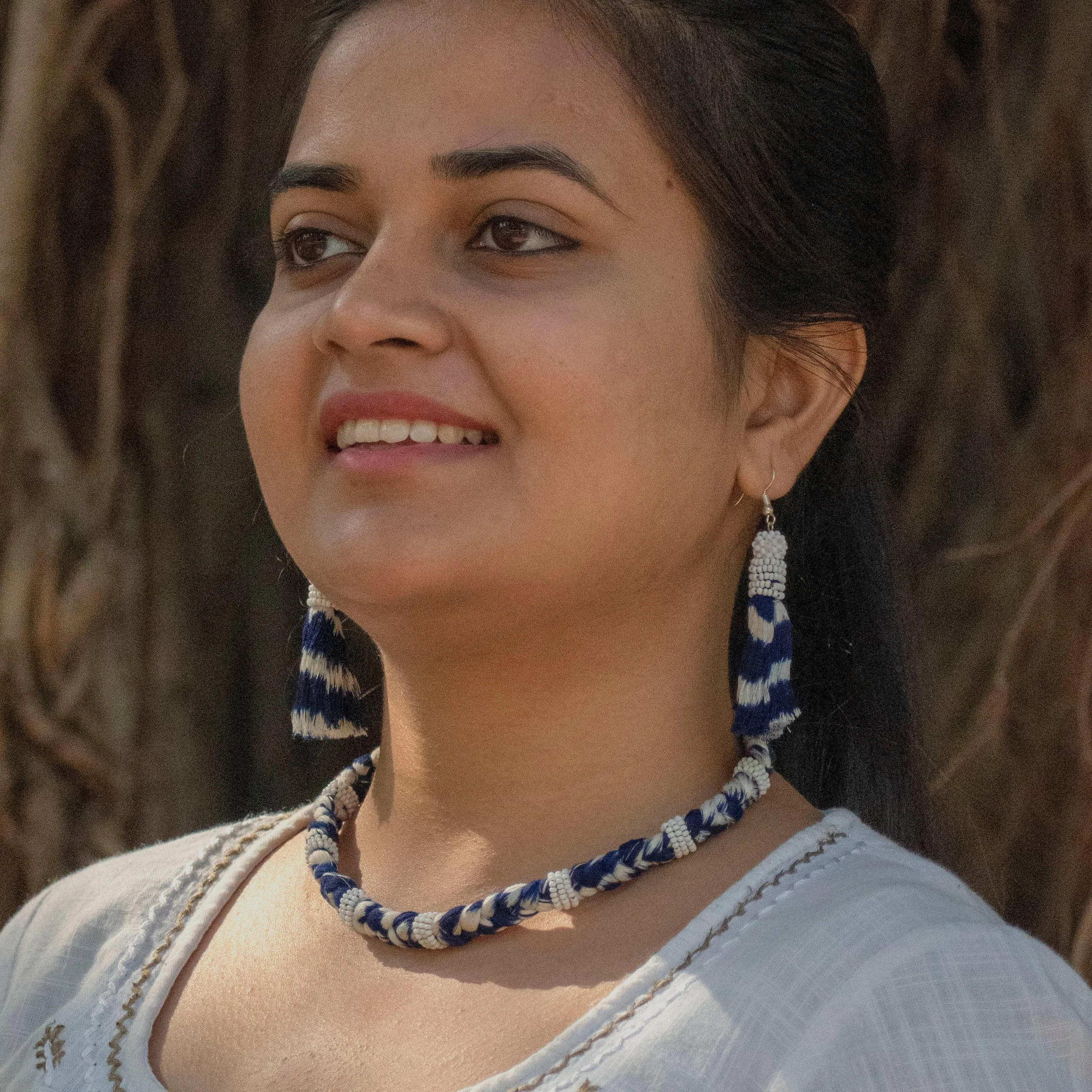 Maharani Ikat Set - Blue
