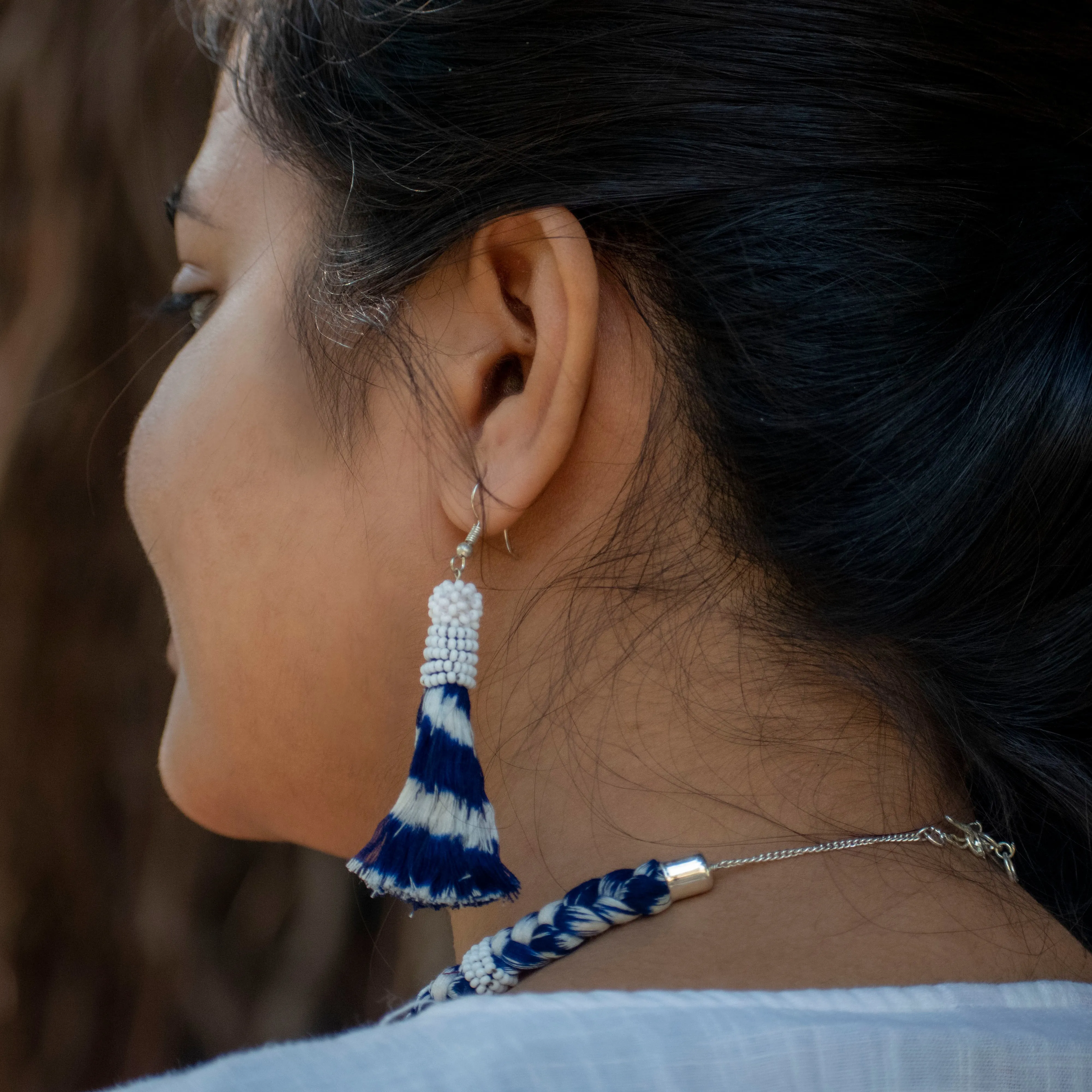Maharani Ikat Set - Blue