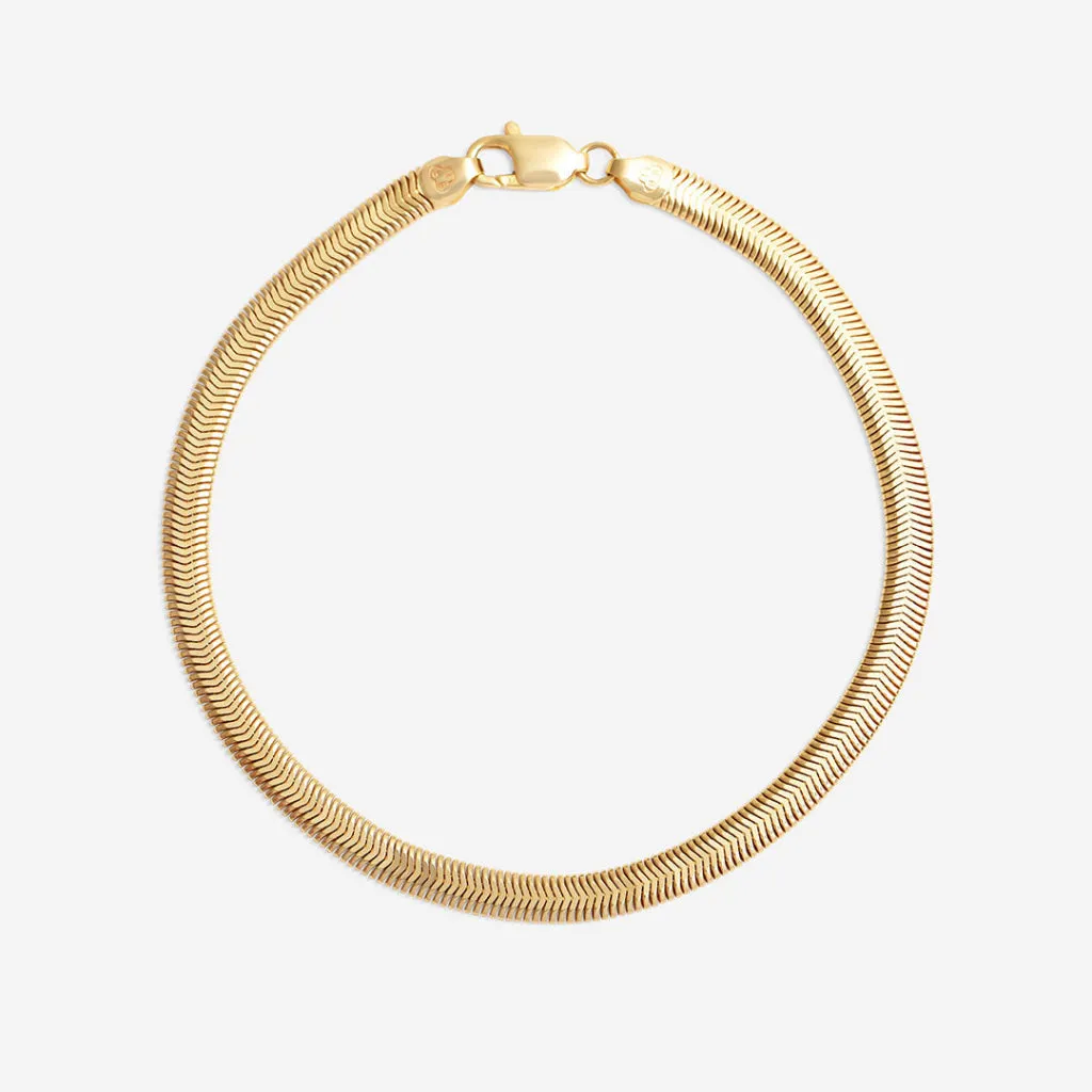 Medusa Snake Chain Bracelet | 9ct Gold