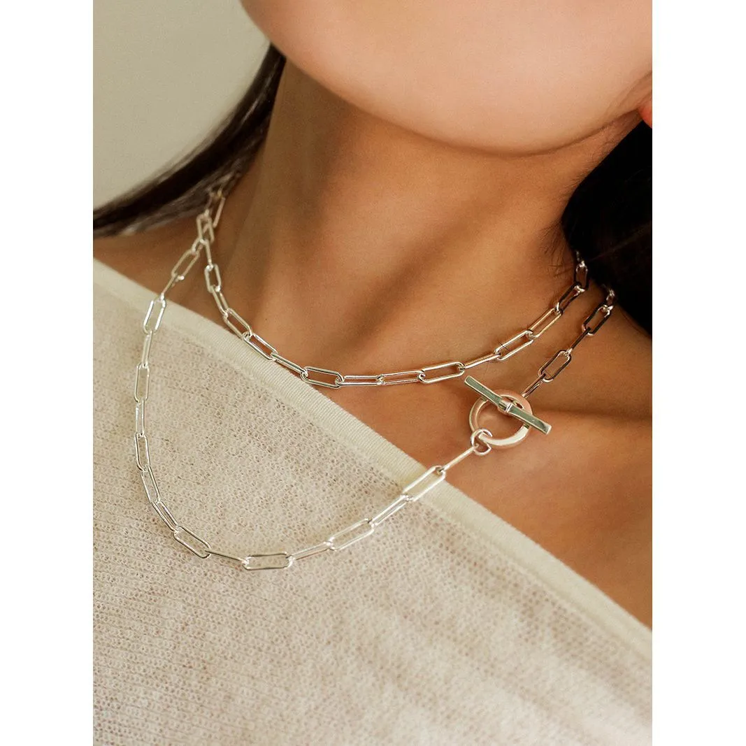 Metal Y-Shape Chain Sweater Chain Necklace