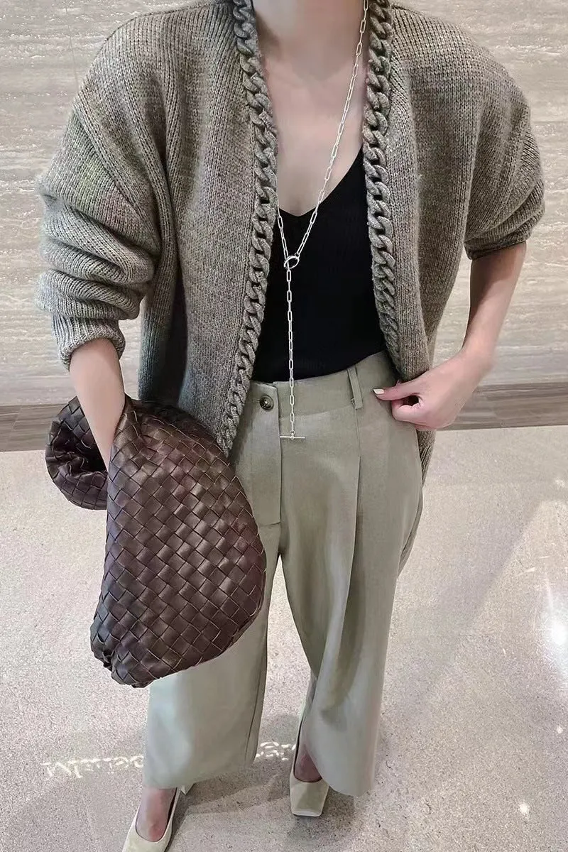 Metal Y-Shape Chain Sweater Chain Necklace