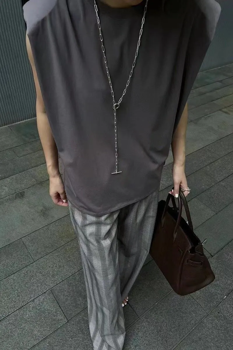 Metal Y-Shape Chain Sweater Chain Necklace