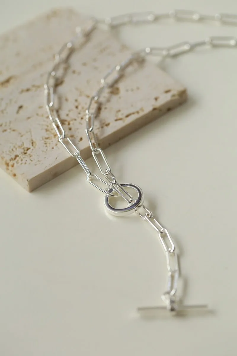 Metal Y-Shape Chain Sweater Chain Necklace