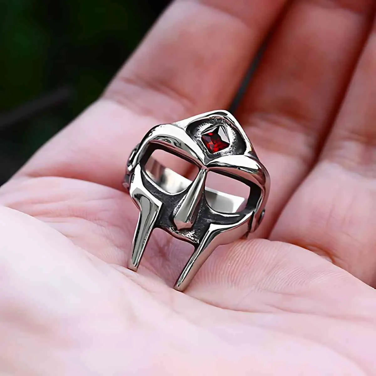 MF Doom Mask Ring