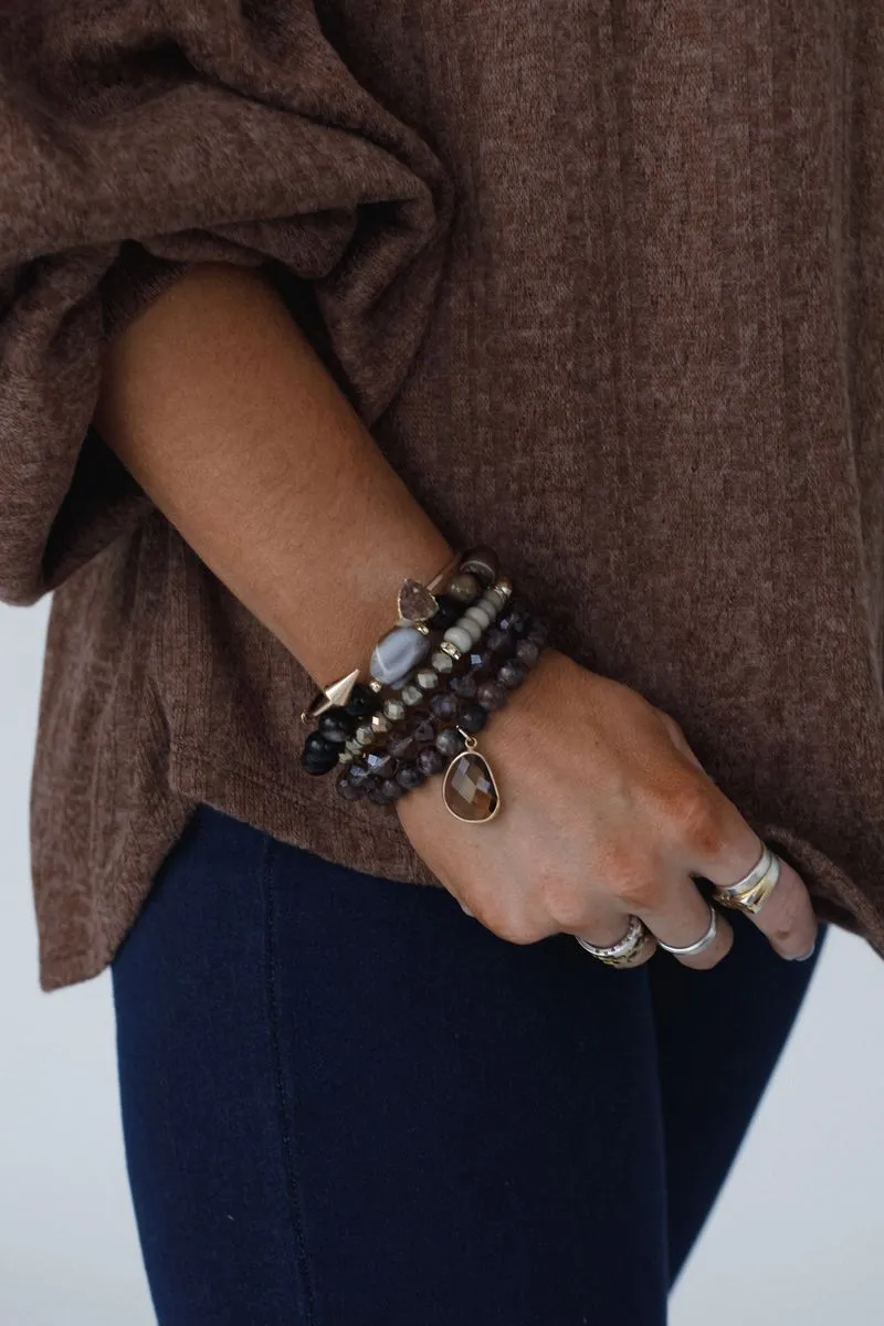 Midnight Bracelet Set - Purple Multi